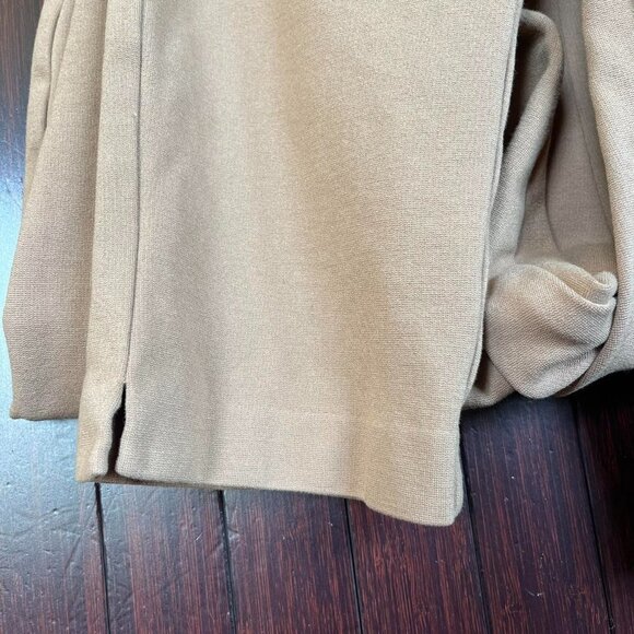 CHICOS Women's Size 0.5 Brown Stretchable, Elastic Waist Taper Leg Ankle Pants - Picture 4 of 10